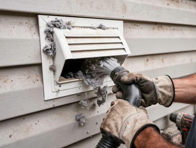 Professional dryer vent cleaning by Westlake Dryer Vent Cleaning in Westlake