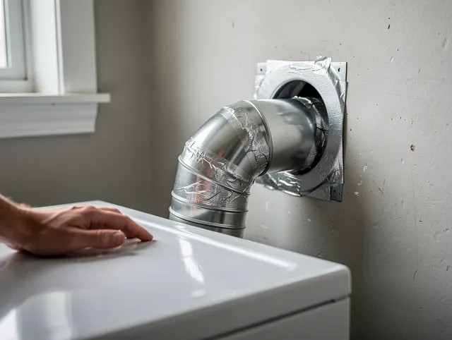 Westlake Dryer Vent Cleaning expert performing professional dryer vent repair and installation in Westlake