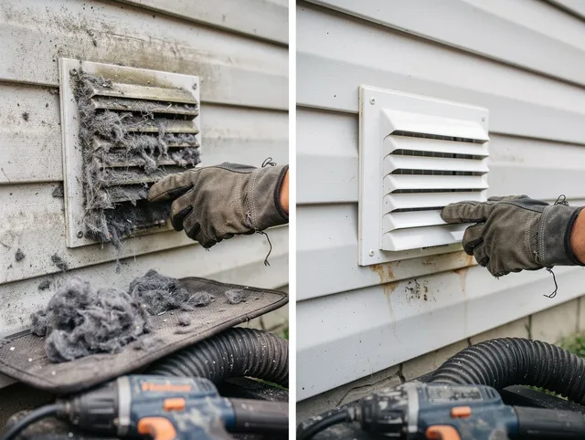 Residential dryer vent cleaning by Westlake Dryer Vent Cleaning in Westlake